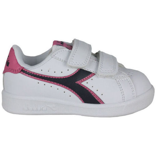 Schuhe Kinder Sneaker Diadora 101.173339 01 C8593 White/Black iris/Pink pas Weiss