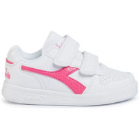 Schuhe Kinder Sneaker Diadora Playground td girl 101.175783 01 C2322 White/Hot pink Rosa