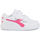 Schuhe Kinder Sneaker Diadora 101.175783 01 C2322 White/Hot pink Rosa