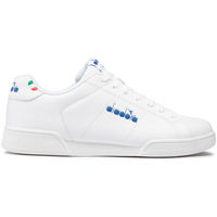 Schuhe Herren Sneaker Diadora Impulse i IMPULSE I C1938 White/Blue cobalt Blau