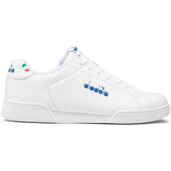 Schuhe Herren Sneaker Diadora Impulse i IMPULSE I C1938 White/Blue cobalt Blau