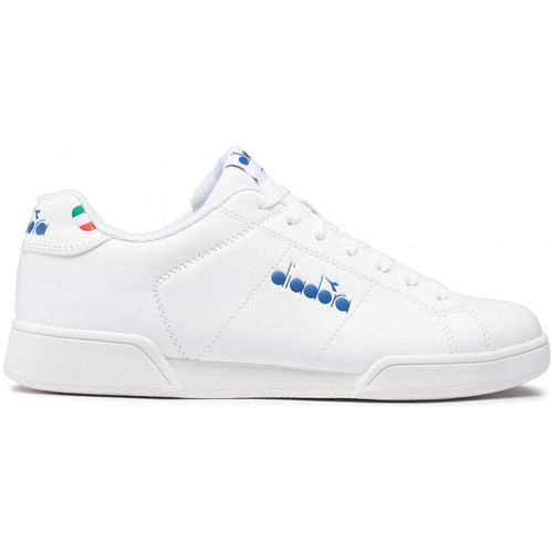 Schuhe Herren Sneaker Diadora IMPULSE I C1938 White/Blue cobalt Blau