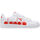 Schuhe Kinder Sneaker Diadora 101.176274 01 C0823 White/Ferrari Red Italy Rot