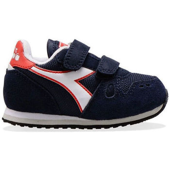 Schuhe Kinder Sneaker Diadora Simple run td 101.174384 01 C1512 Blue corsair/White Blau