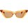 Uhren & Schmuck Damen Sonnenbrillen Bottega Veneta BV1101S 011 Sonnenbrille Orange