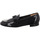 Schuhe Damen Slipper Luca Grossi Premium H434MN-neroMiroNaplack Schwarz