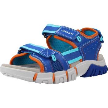 Schuhe Jungen Sandalen / Sandaletten Geox J SANDAL DYNOMIX BOY Blau