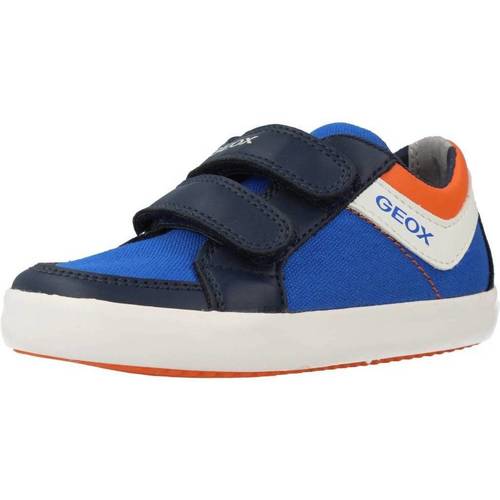 Schuhe Jungen Sneaker Low Geox B GISLI BOY B Blau