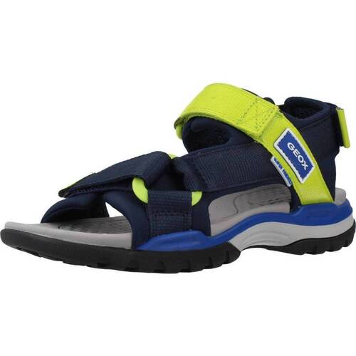 Schuhe Jungen Sandalen / Sandaletten Geox J BOREALIS BOY A Blau