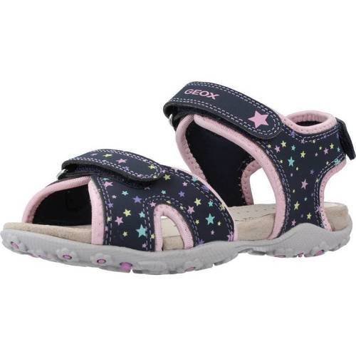 Schuhe Mädchen Sandalen / Sandaletten Geox ROXANNE Blau