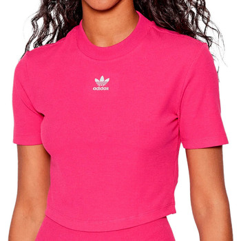 Kleidung Mädchen T-Shirts adidas Originals HG6165 Rosa