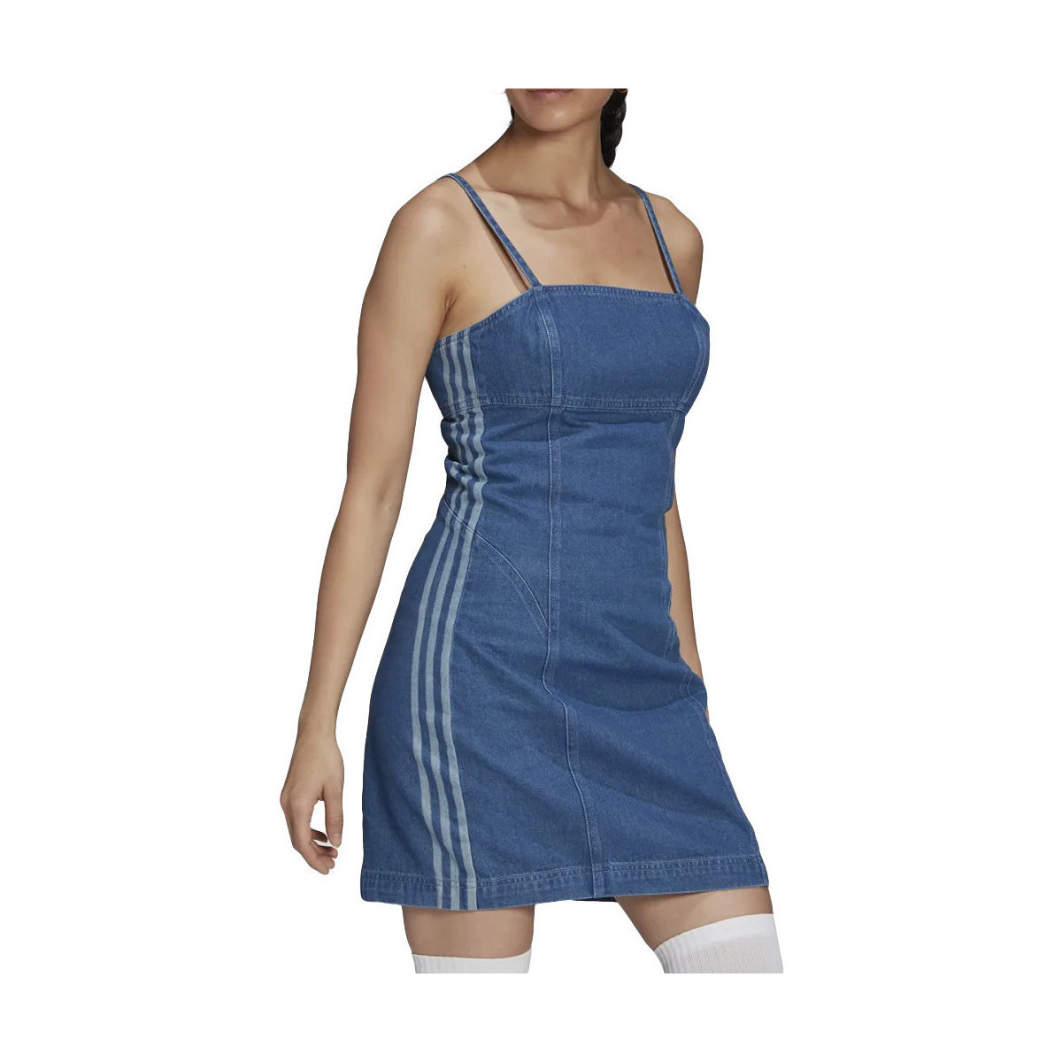 Kleidung Mädchen Kurze Kleider adidas Originals H11516 Blau