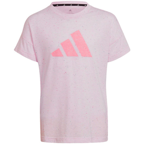 Kleidung Kinder T-Shirts adidas Originals HD4374 Rosa