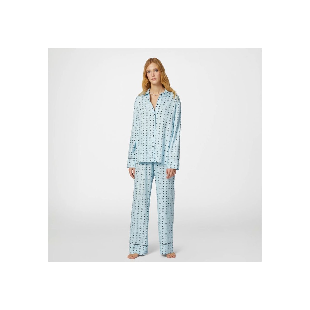Kleidung Damen Pyjamas/ Nachthemden Chiara Ferragni  Blau