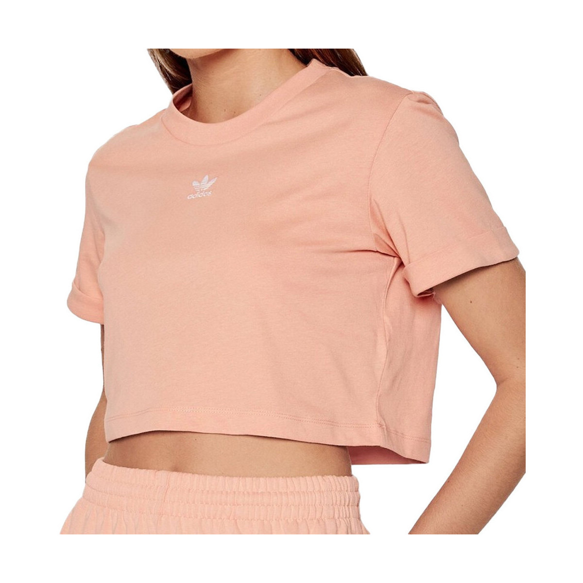 Kleidung Mädchen T-Shirts & Poloshirts adidas Originals H37883 Rosa