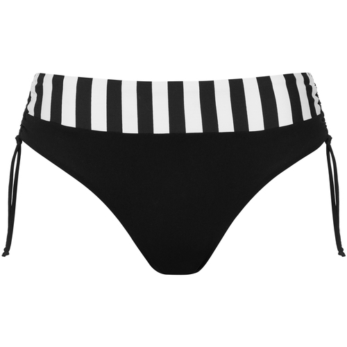 Kleidung Damen Bikini Ober- und Unterteile Lisca Bikini-Strümpfe mit hoher Taille verstellbare Seiten Rhodes Schwarz