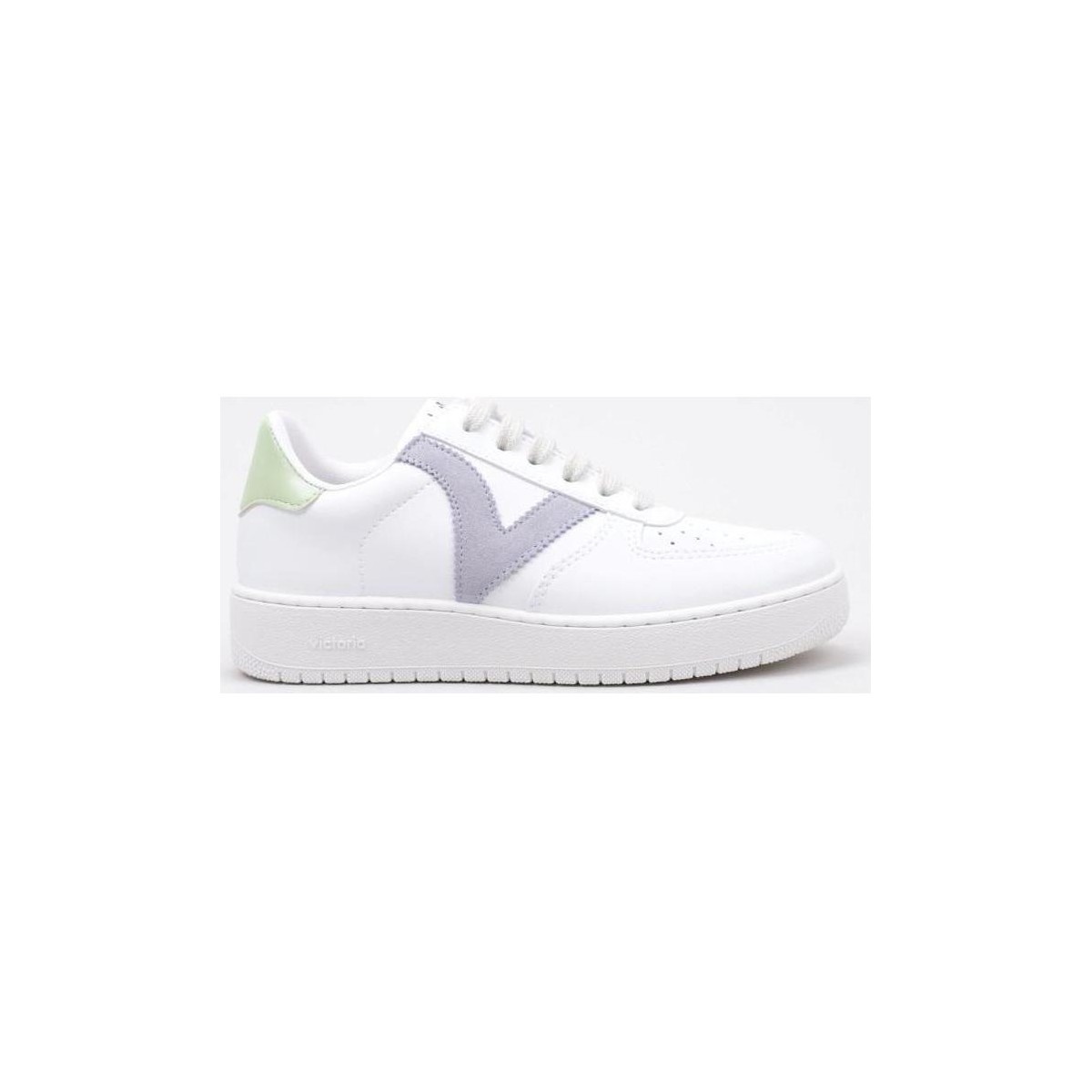 Schuhe Damen Sneaker Low Victoria MADRID SERRAJE & CONTRASTE Violett