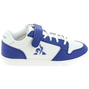 Schuhe Jungen Sneaker Le Coq Sportif Breakpoint C Blanc Bleu Weiss