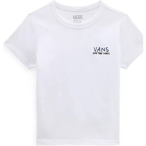 Kleidung Damen T-Shirts Vans Breana Skate Mini Tee Weiss
