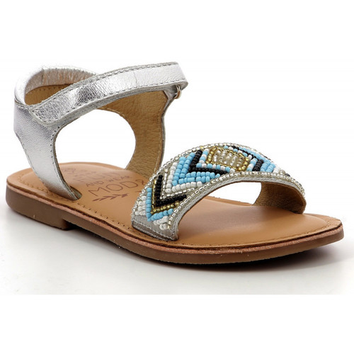 Schuhe Mädchen Sandalen / Sandaletten Mod'8 Capearls Silbern