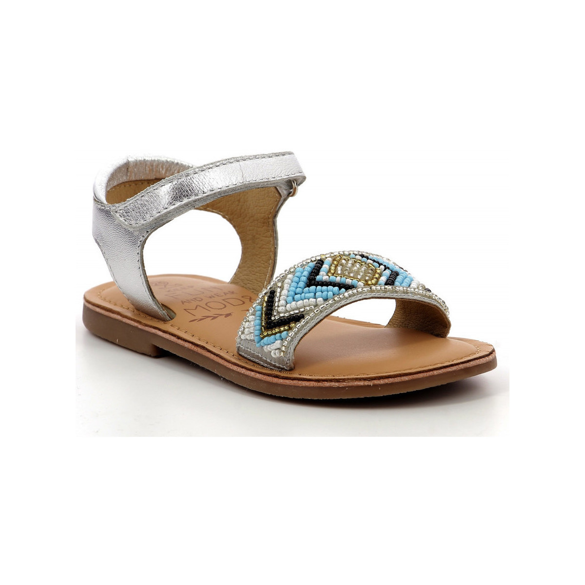 Schuhe Mädchen Sandalen / Sandaletten Mod'8 Capearls Silbern