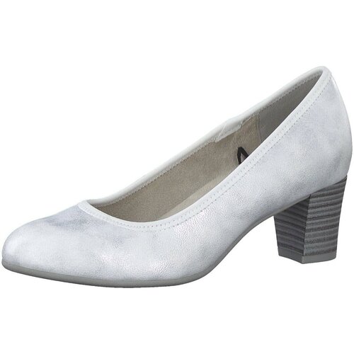 Schuhe Damen Pumps Jana white-silver (-silber) 8-22477-20-191 Weiss
