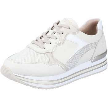 Schuhe Damen Sneaker Remonte hell-weiß D1320-81 Beige
