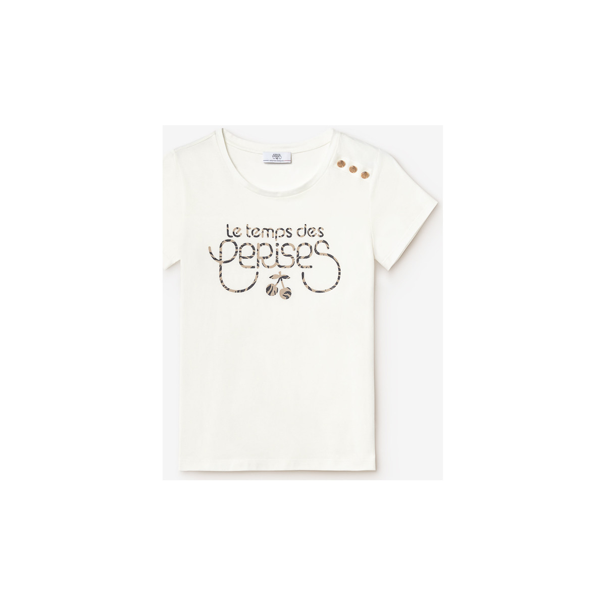 Kleidung Damen T-Shirts & Poloshirts Le Temps des Cerises T-shirt SAVANA Weiss