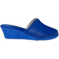 Schuhe Damen Pantoffel Milly MILLY1000blu Blau