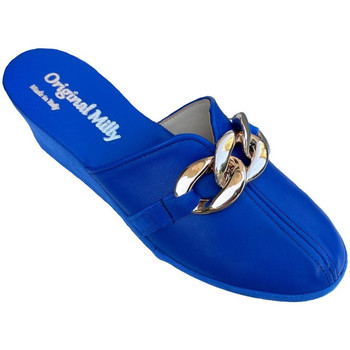 Schuhe Damen Pantoffel Milly MILLYCHCATEbluette Blau
