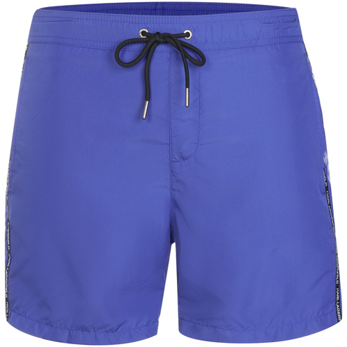 Kleidung Herren Badeanzug /Badeshorts Karl Lagerfeld KL21MBM03 Blau
