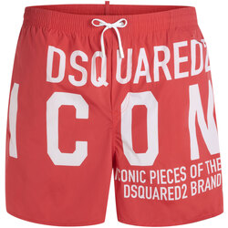 Kleidung Herren Badeanzug /Badeshorts Dsquared D7N582940 Weiss