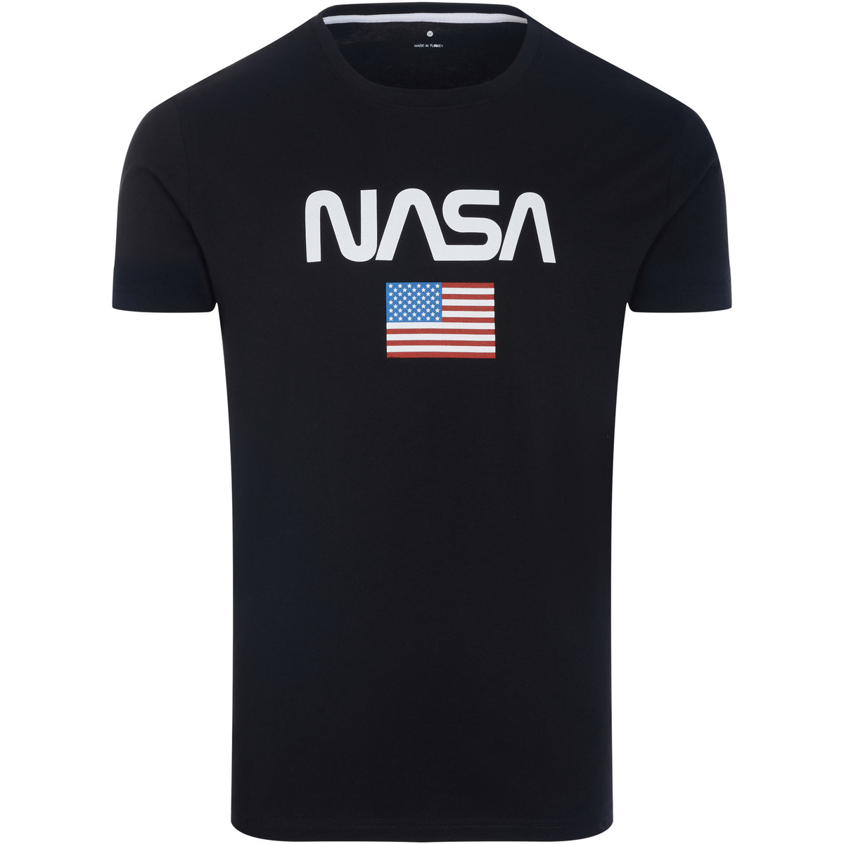 Kleidung Herren T-Shirts Nasa NASA40T Schwarz