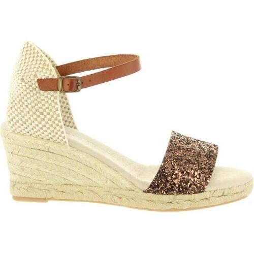 Schuhe Damen Leinen-Pantoletten mit gefloch Cumbia 31005 31005