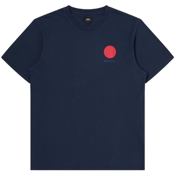Kleidung Herren T-Shirts & Poloshirts Edwin Japanese Sun T-Shirt - Navy Blazer Blau