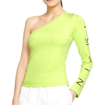 Kleidung Damen Langarmshirts Nike CZ8188-736 Grün