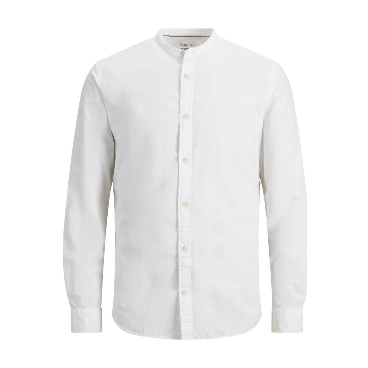 Kleidung Jungen Langärmelige Hemden Jack & Jones 12223340 SUMMER BAND-WHITE Weiss