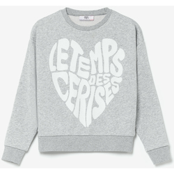 Kleidung Mädchen Sweatshirts Le Temps des Cerises Sweatshirt COEURGI Grau