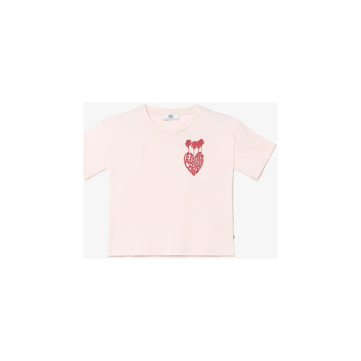 Kleidung Mädchen T-Shirts & Poloshirts Le Temps des Cerises T-shirt PALMAGI Rosa