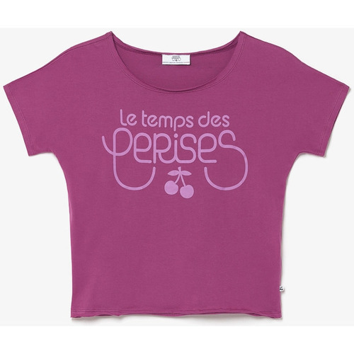Kleidung Mädchen T-Shirts & Poloshirts Le Temps des Cerises T-shirt MUSGI Rosa