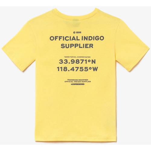 Kleidung Jungen T-Shirts & Poloshirts Le Temps des Cerises T-shirt SHUMBO Gelb
