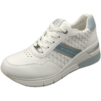 Schuhe Damen Derby-Schuhe & Richelieu Tom Tailor Schnuerschuhe 5393809 WHITE-BLUE weiß