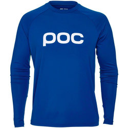 Kleidung T-Shirts & Poloshirts Poc 52841-SMS  ESSENTIAL ENDURO HOOD LOGO BLUE Blau