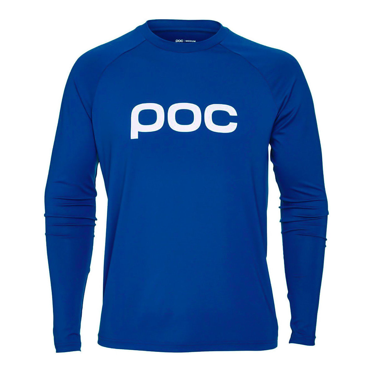 Kleidung T-Shirts & Poloshirts Poc 52841-SMS  ESSENTIAL ENDURO HOOD LOGO BLUE Blau