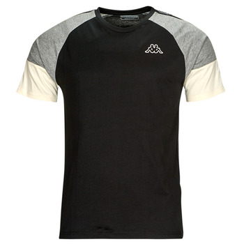 Kleidung Herren T-Shirts Kappa IPOOL Schwarz / Weiss / Grau
