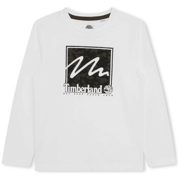 Kleidung Jungen T-Shirts Timberland T25U35-10P-C Weiss