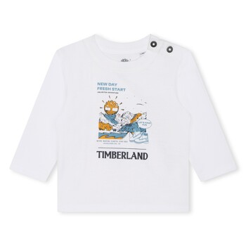 Kleidung Jungen T-Shirts Timberland T60005-10P-B Weiss
