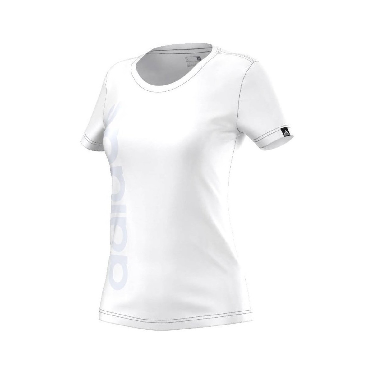 Kleidung Damen T-Shirts adidas Originals Clear Lineage Weiss