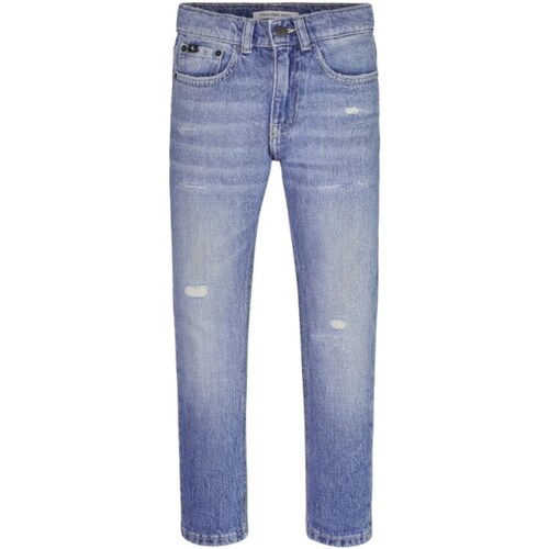 Kleidung Jungen Straight Leg Jeans Calvin Klein Jeans IB0IB01550 Blau