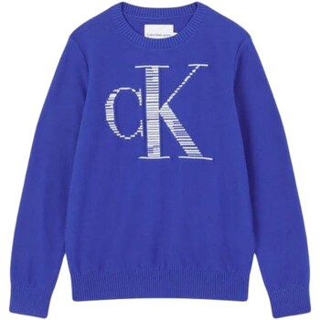 Kleidung Jungen Pullover Calvin Klein Jeans IB0IB01580 Blau